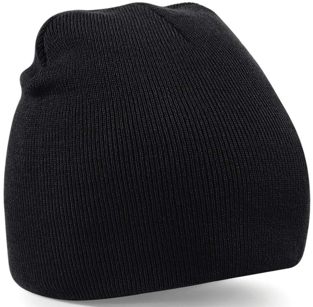 Beechfield Unisex B044.FNA Pull-On Beanie - Black, One Size