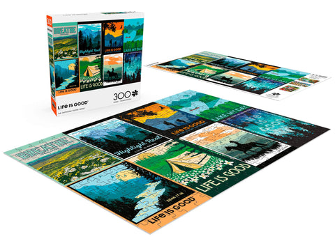 Buffalo Games - The Outdoors Poster Series - 300 LARGE Piece Jigsaw Puzzle