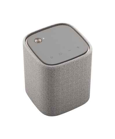 Yamaha WS-B1A Portable Bluetooth Speaker, Wireless Speaker with Waterproof Design, IP67 and Clear Voice, Up to 12 Hours of Autonomy, Light Grey