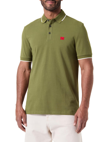 HUGO Men's Deresino232 Polo, Open Green386, M