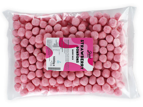 Just Treats Bonbons - Strawberry (1 Kilo Party Bag)