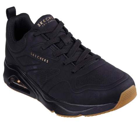 Skechers Men's TRES-AIR UNO-CASAIRAL Sneaker, Black/Black, 7