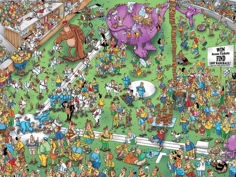 Jan Van Haasteren Comic Crowds Collection Lost Ball Puzzle - 750Piece