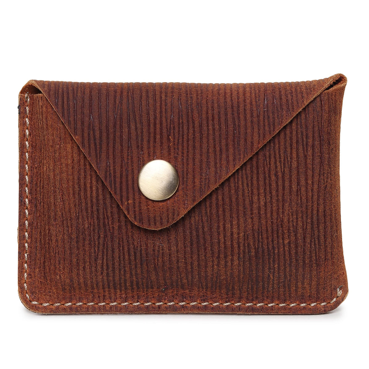 ALPHAHIDE Slim Minimalist Leather Cardholder - Leather Business Card Holder - Business Card Wallet - Name Card Case Holder - Women Credit Card Holder