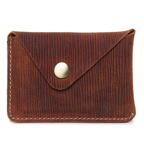 ALPHAHIDE Slim Minimalist Leather Cardholder - Leather Business Card Holder - Business Card Wallet - Name Card Case Holder - Women Credit Card Holder