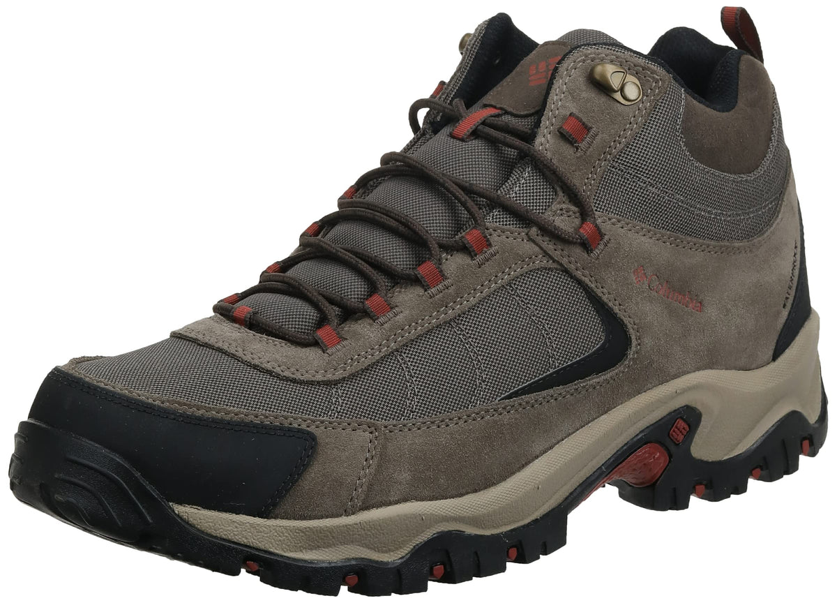 Columbia Men's Granite Ridge Mid Waterproof, Mud/Rusty, 8