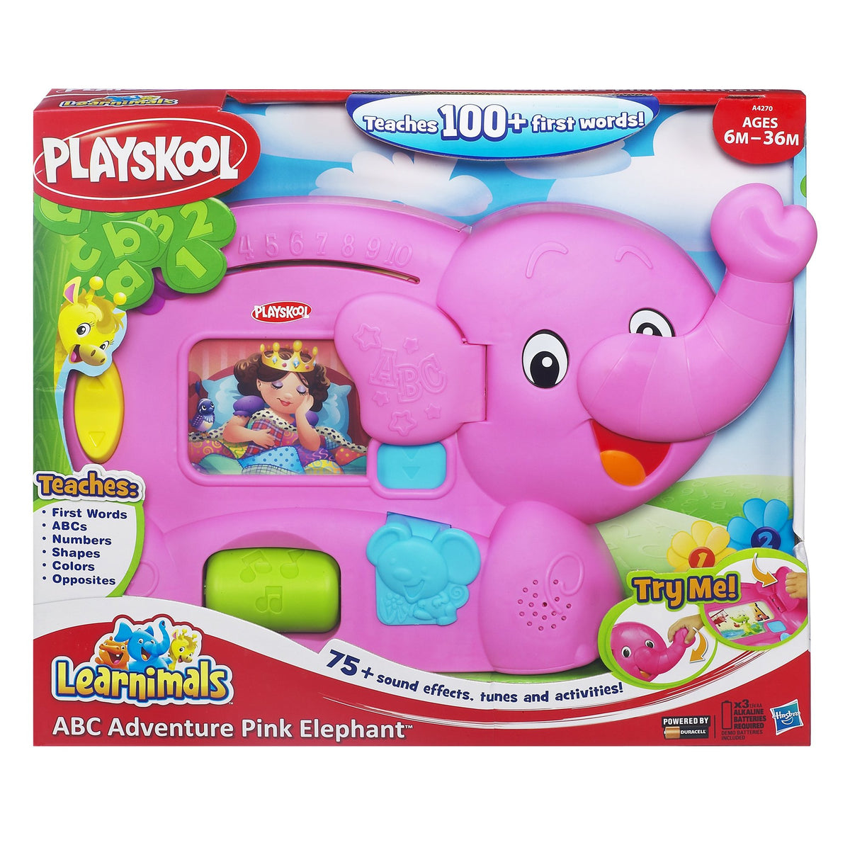 Playskool Learnimals ABC Adventure Pink Elephant Toy