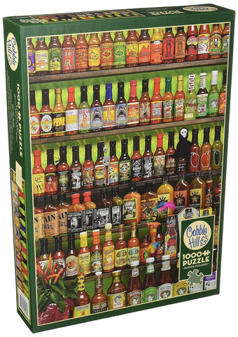 Cobblehill 80063 1000 pc Hot Sauce Puzzle, Various