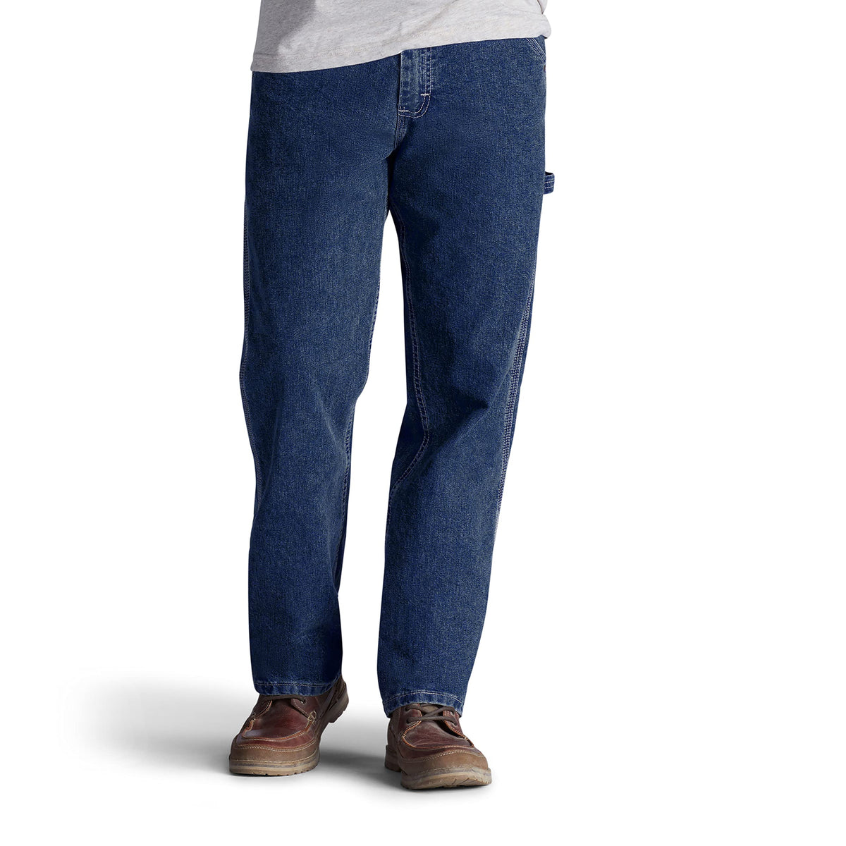Lee Men's Carpenter Jeans, Original Stone, 42W / 29L