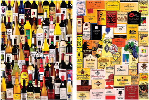 White Mountain Puzzles for The Love of Wine - TWO, 1000 Piece Jigsaw Puzzle