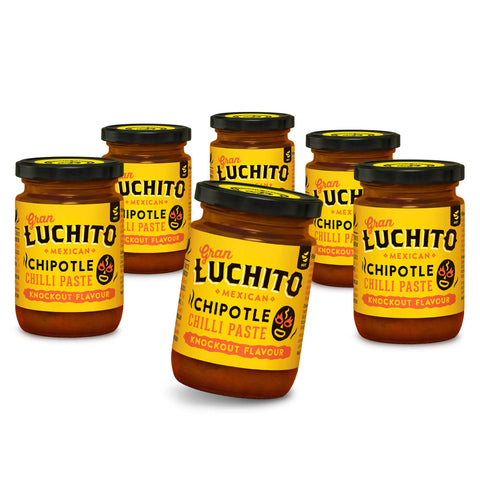 Gran Luchito Mexican Chipotle Chili Paste 3.5oz | Handmade in Mexico | Super Smoky Chipotle Sauce with A Medium to High Heat | All Natural & Gluten/GMO Free | Perfect For Cooking Mexican Food