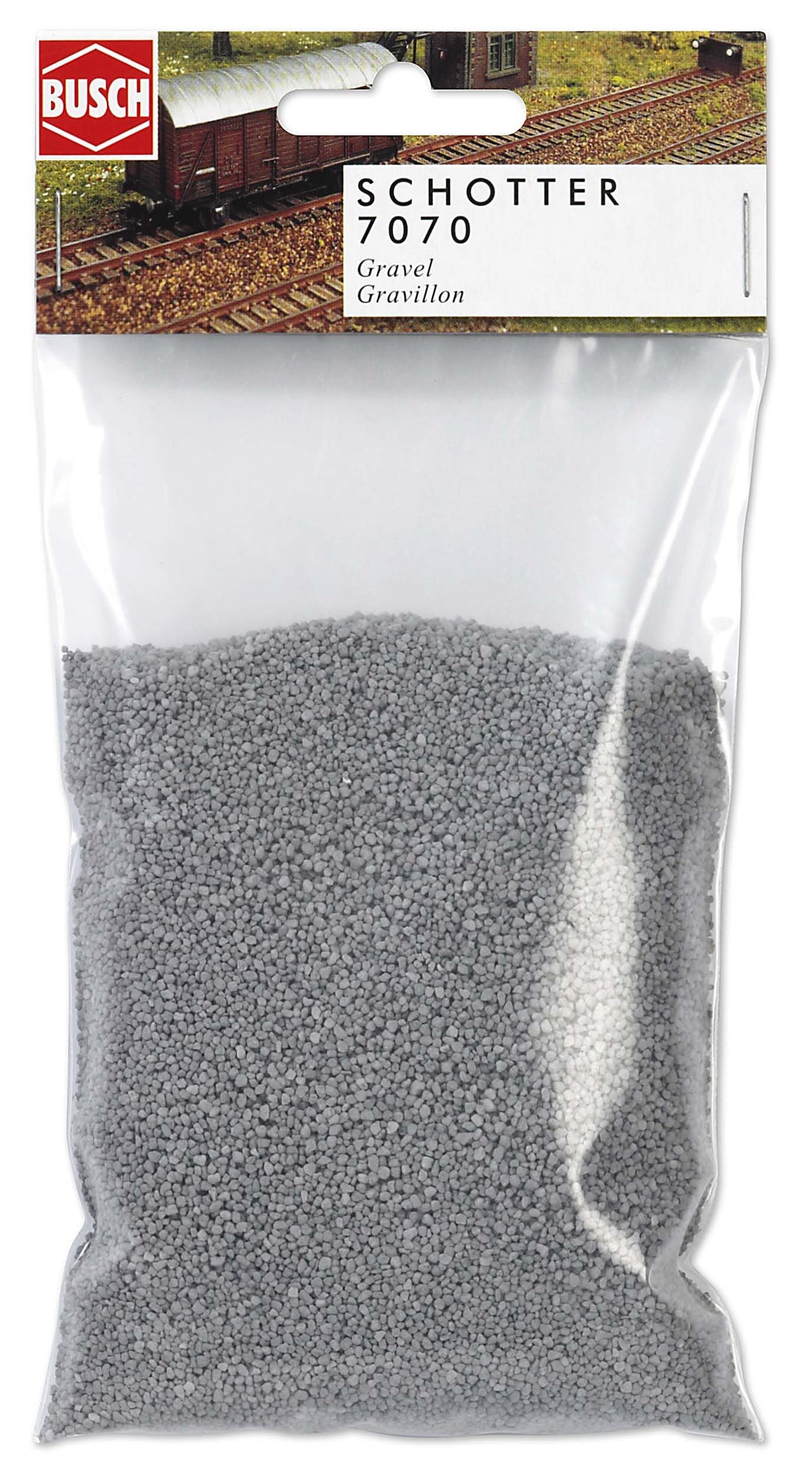 Busch 7070 Ballast Gray 230g HO Scenery Scale Model Scenery