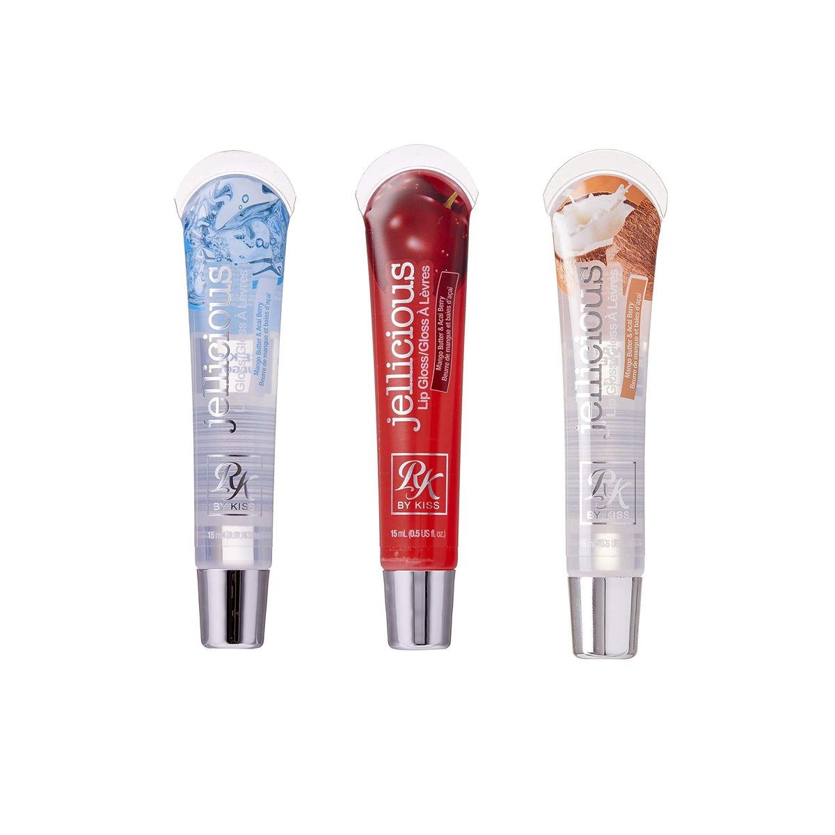 Ruby Kisses Jellicious Mouth Watering Lip Gloss (JLG01 & JLG03 & JLG13) Long Lasting Shine
