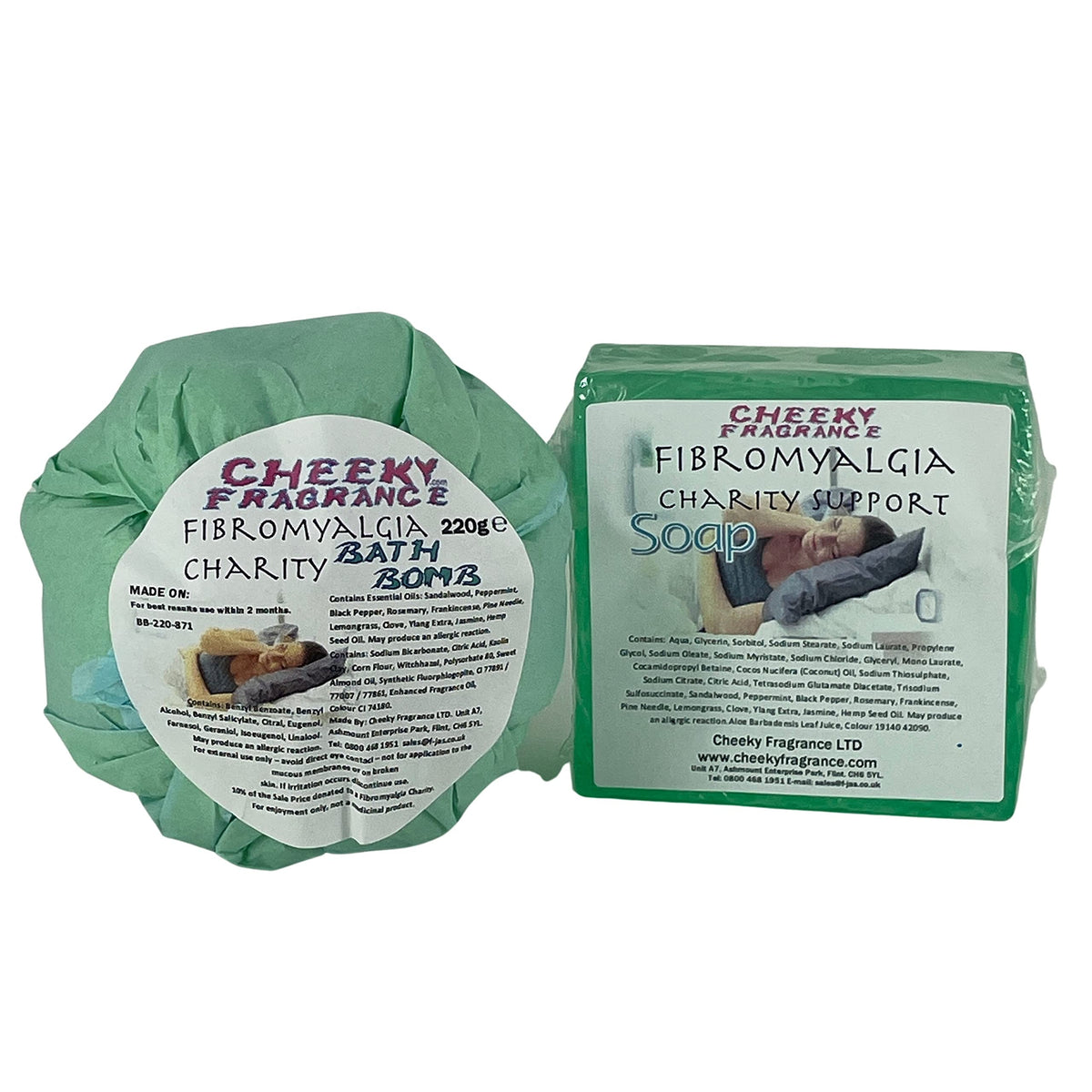 Fibromyalgia Charity Support Bath Bombs, Soap, Body Wash & More (Bath Bomb & Soap)