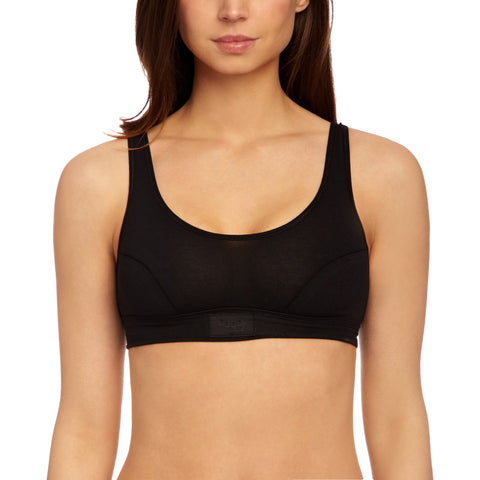 Sloggi Double Comfort Cotton Rich Non Wired Bra 10022574 Black 38