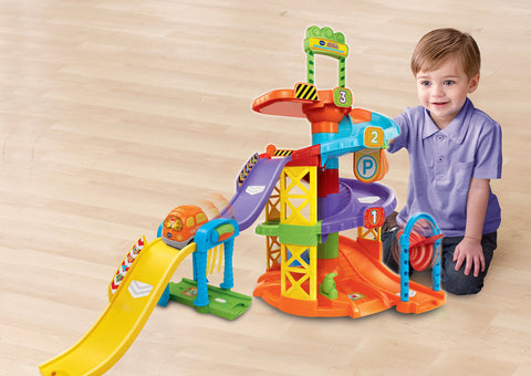 VTech Go! Go! Smart Wheels Spinning Spiral Tower Playset (Frustration Free Packaging) 12.60 x 20.67 x 28.15 Inches