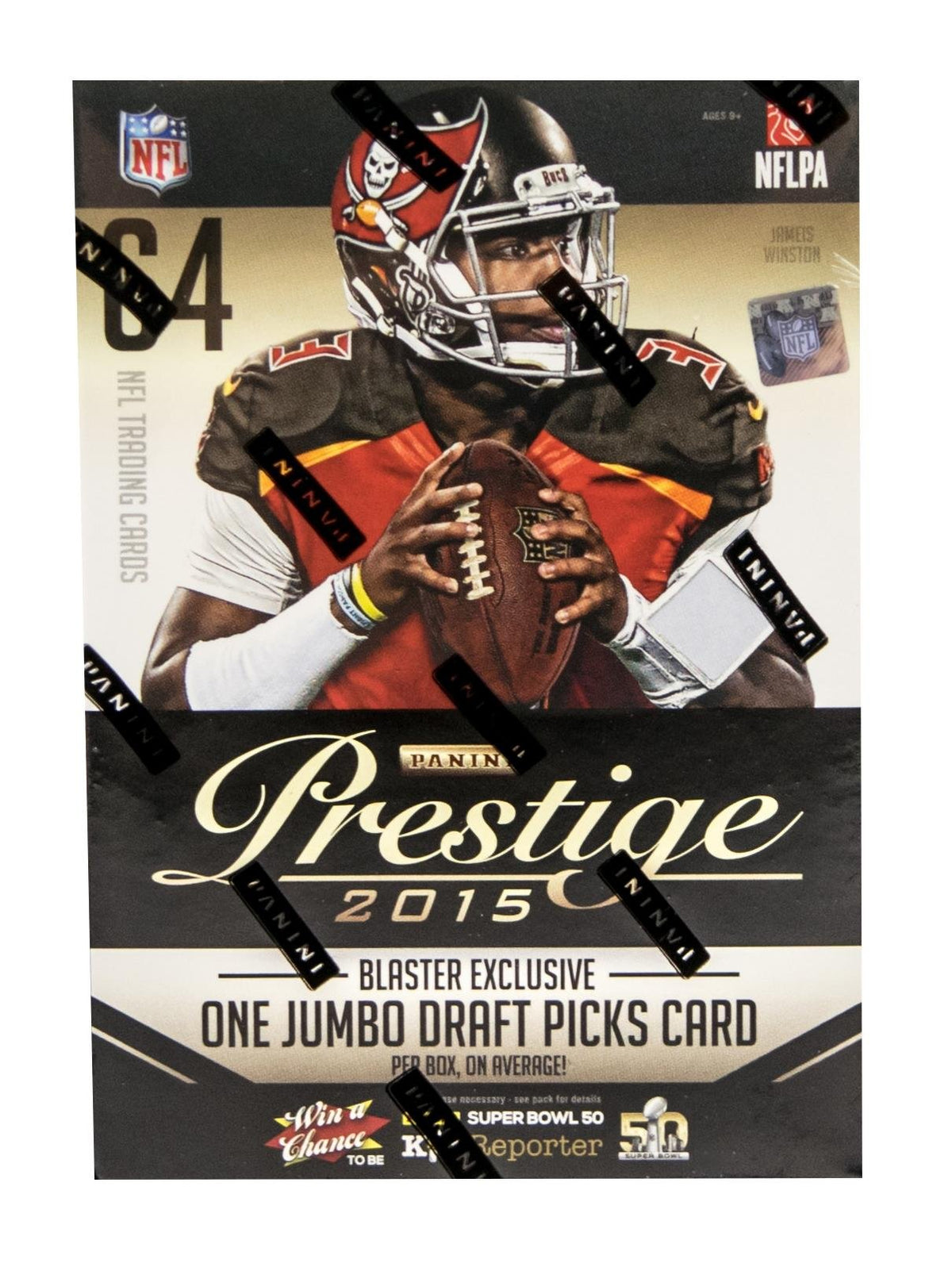 NFL 2015 Panini Prestige Football Trading Card Blaster Box