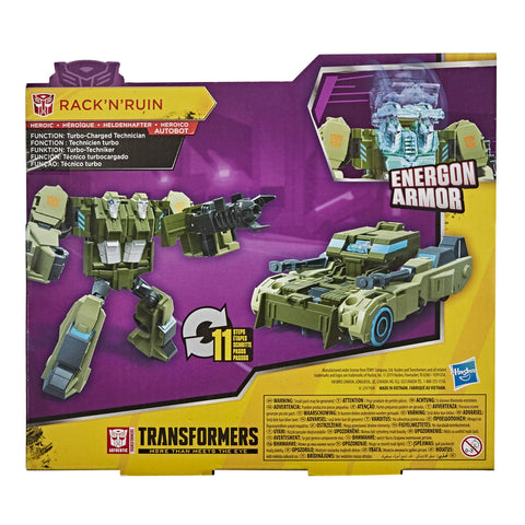 Transformers Toys Cyberverse Ultra Class RACK'N'RUIN Action Figure - Combines with Energon Armor to Power Up - for Kids Ages 6 and Up, 6.75-inch