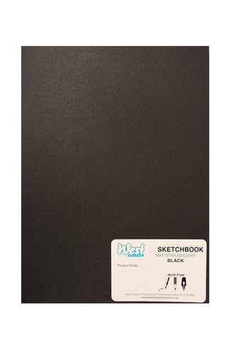 RS261155 A3 Sketchbook MATT Black 140g