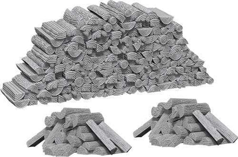 WizKids Deep Cuts Unpainted Miniatures Terrain: Wave 10: Piles of Wood
