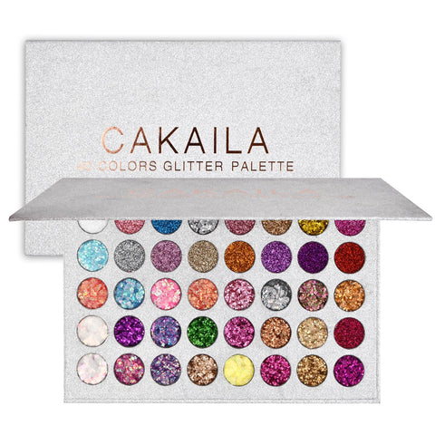 Bezavea Eyeshadow Palette Makeup Set, 40 Colors Eyeshadow Palette Makeup, 40 Blendable Shades with Highly Pigmented Glitters, Shimmers for Day or Night Looks, Neon Eyeshadow Makeup Palette