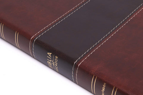 Reina Valera 1960 Biblia del Pescador, letra grande, caoba sÃƒÆ’Ã†â€™Ãƒâ€šÃ‚Â­mil piel | RVR 1960 Fisher of Men Bible Hand size, Mahogany LeatherTouch (Spanish Edition)