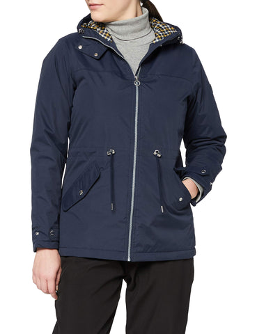Regatta Brigid Waterproof Hydrafort Taped Seams Durable Water Repellent Finish Thermoguard Insulation Jacket - Navy, 10