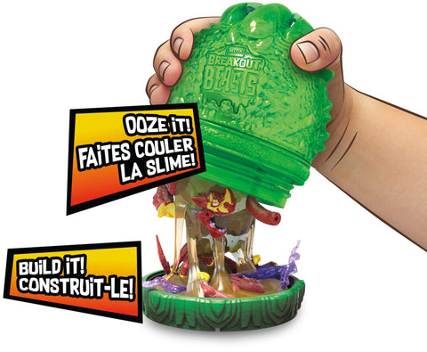 Mega Construx Breakout Beasts Bundle, Mystery Eggs with Slime for Kids (Amazon Exclusive)