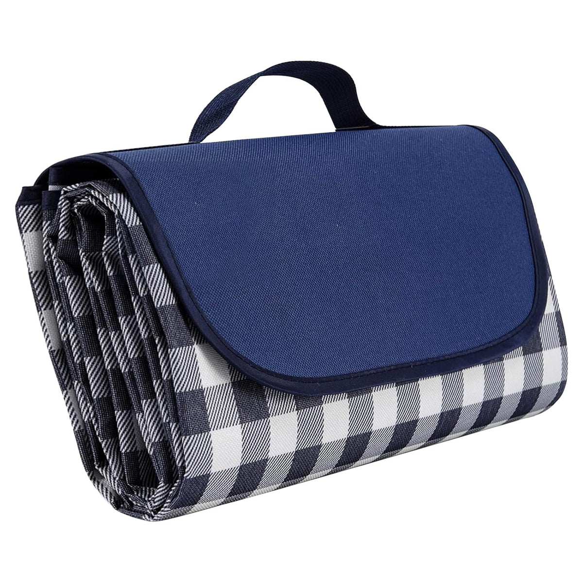 HOZELIN Picnic Blanket Waterproof Foldable, Extra Large Sand-proof Outdoor Picnic Mat for Beach, Camping, Grass Party, Hiking, Travel - Large Size 60 x 80 inches(Blue)