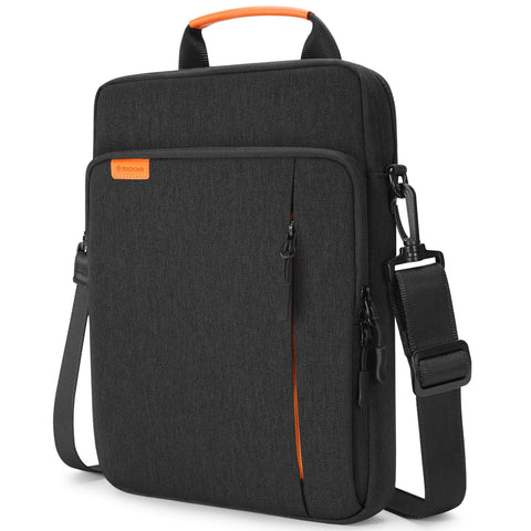 NIDOO 13 Inch Shoulder Bag Laptop Case Compatible with 13.6 Inch MacBook Air M2 / MacBook Pro 13 M2 M1 / 12.9 Inch iPad Pro M2 M1 / 13.4 Inch XPS 13, Shockproof Splash Resistant Laptop Bag Shoulder