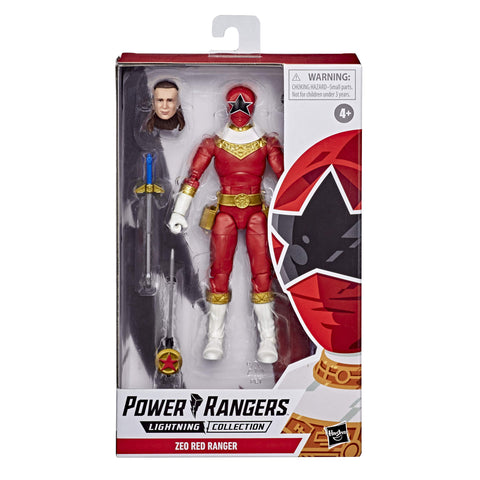 Power Rangers Lightning Collection Zeo Red Ranger 6-Inch Premium Collectible Action Figure Toy with Accessories