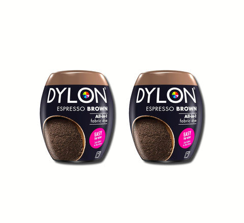 New Dylon 350g Espresso Brown Machine Dye Pod 2 Pack