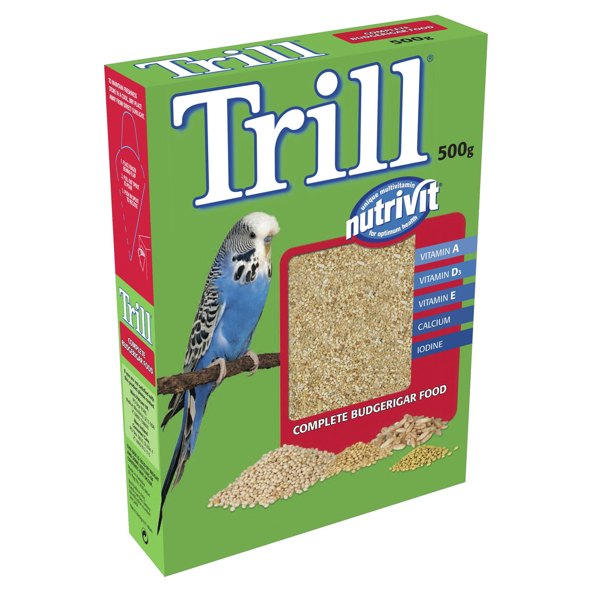 Trill - Budgie Food - 12 x 500 g
