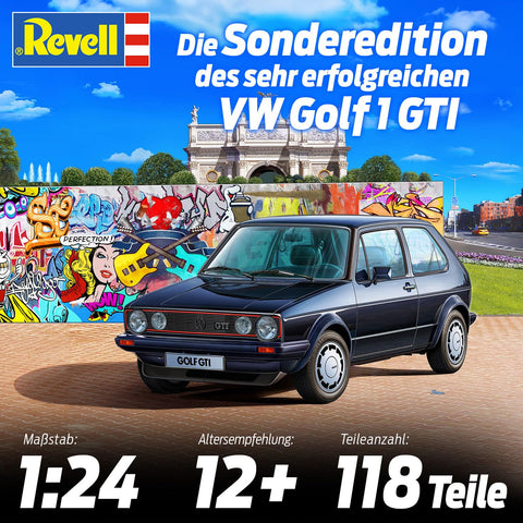 Revell Model Kit - VW Golf 1 GTI Pirelli Car 35 Years - 1: 24 Scale 05694 New