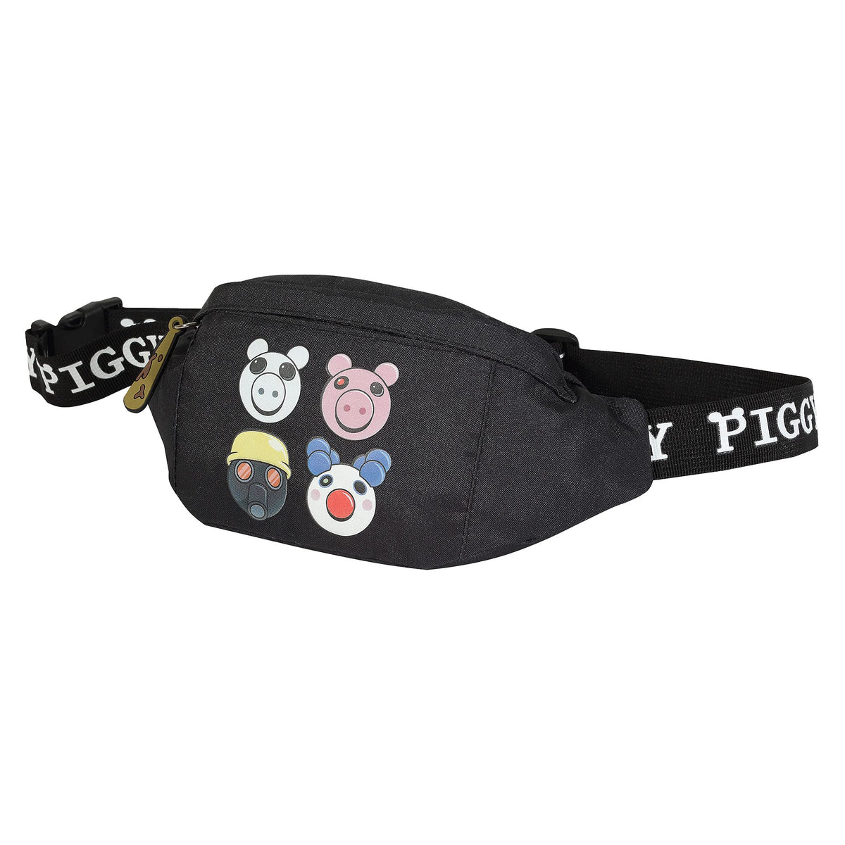 Piggy Characters Bum Bag, Kids, One Size, Charcoal, Official Merchandise