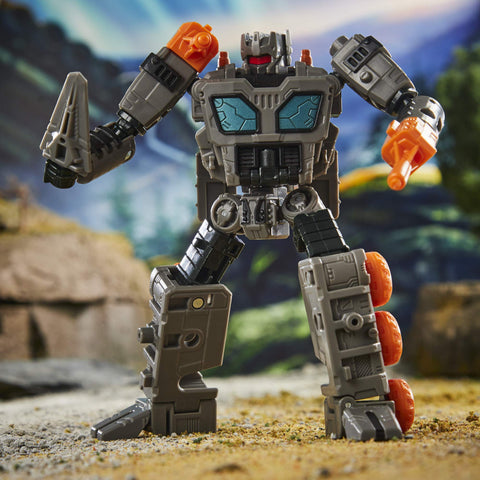 Transformers Toys Generations War for Cybertron: Earthrise Deluxe WFC-E35 Decepticon Fasttrack Modulator Figure - Kids Ages 8 and Up, 5.5-inch