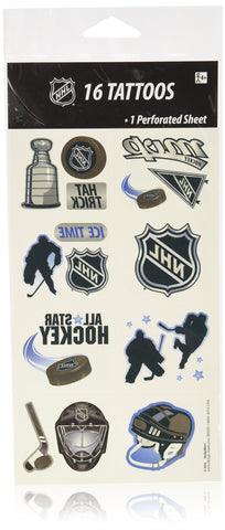 Amscan 393257 NHL Ice Time! Collection Tattoos, Party Favor | 1 piece