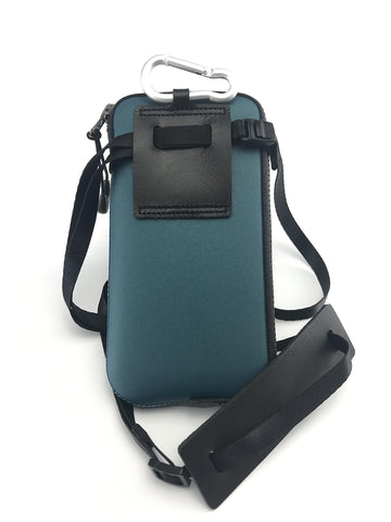 OneJoy Phone Wallet, Cellphone Lanyard Crossbody, Phone Purse Cell Phone Bags for Women, Phone Pouch Holster for Men, Neoprene Pouch with Clip on and Shoulder Strap & Zipper Pull XL Size [ Bronze ]