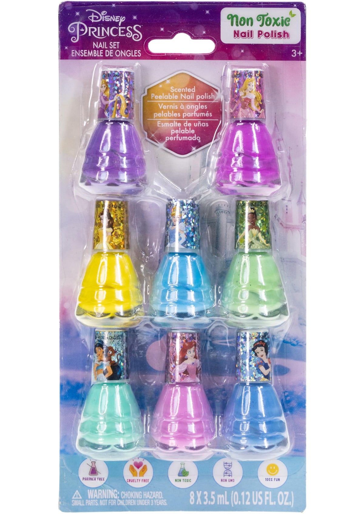 Disney Princess 8 Piece Nail Polish