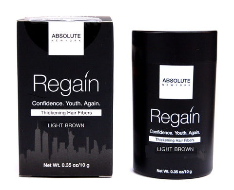 Regain Hair Fibers by Absolute 0.35oz/10g (Light-Brown)