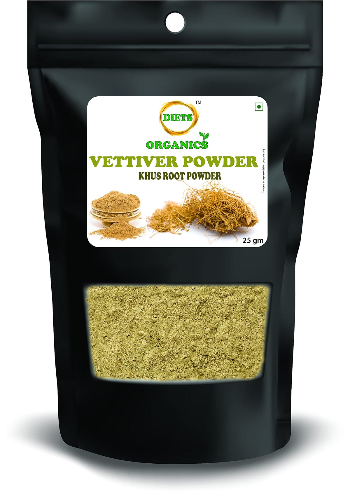 DIETS ORGANICS Vetiver Roots Powder-25 Gms