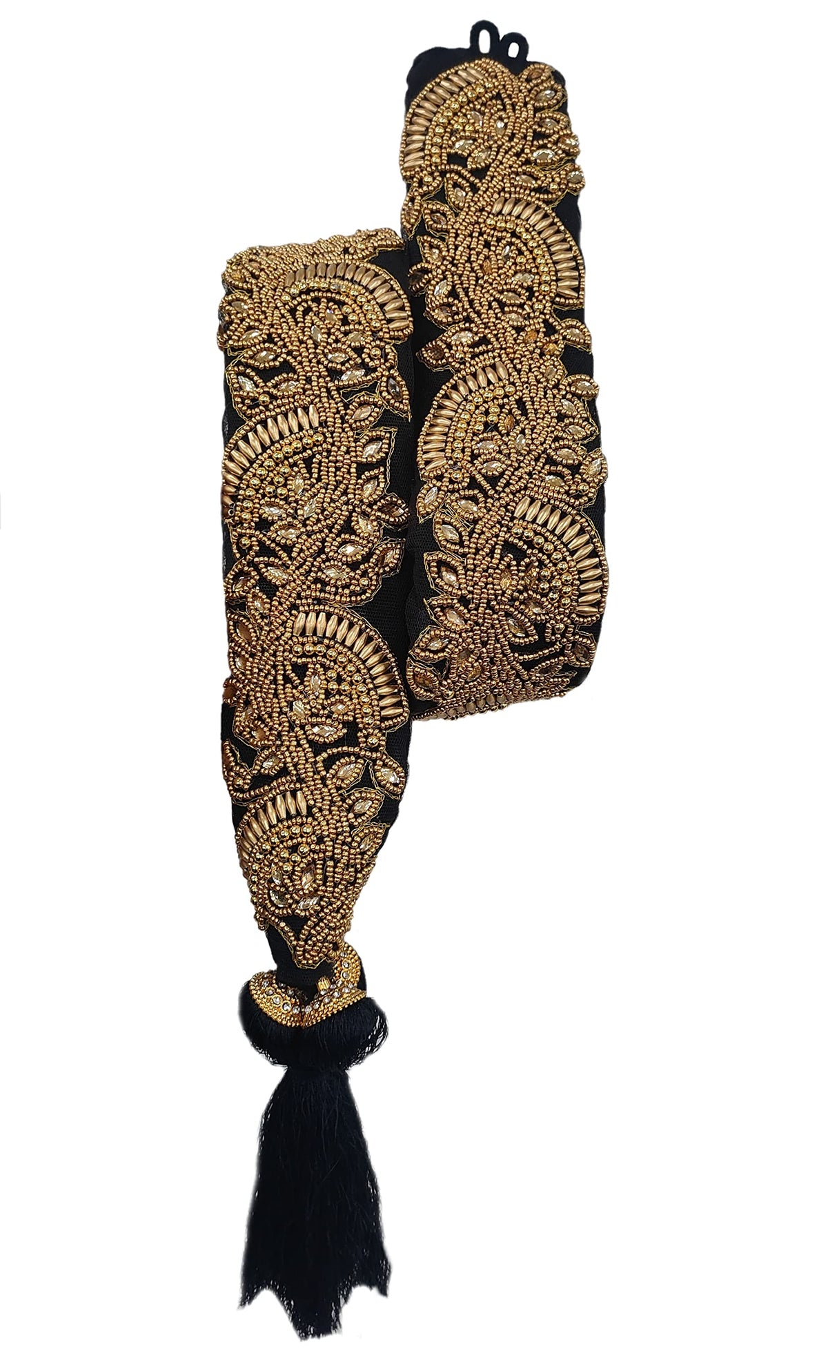 VAMA Traditional Bharatanatyam Jada Pelli Poola Jadai Savaram & Kunjalam Kemp Ready Jadalu Billalu Set Hair Accessories Bridal Hair Jewellery For Wedding