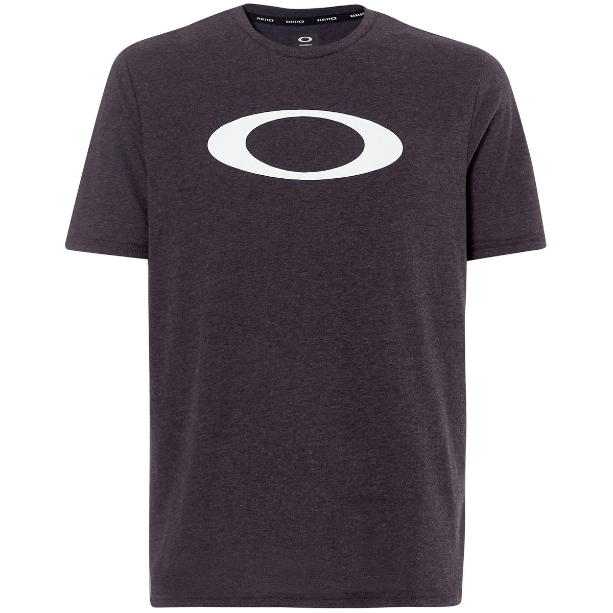 Oakley Men's O-Bold Ellipse Tee, Blackout Light Heather, M