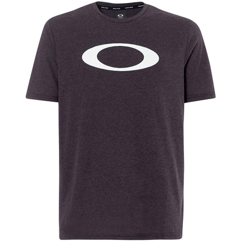 Oakley Men's O-Bold Ellipse Tee, Blackout Light Heather, M