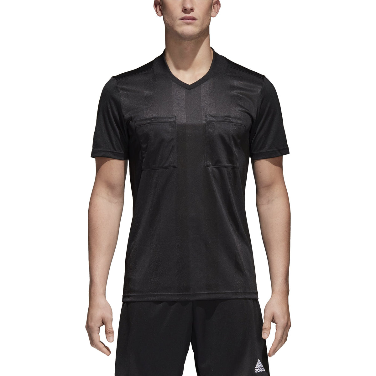 adidas Men's 18 Referee Jersey, Black, XLTG