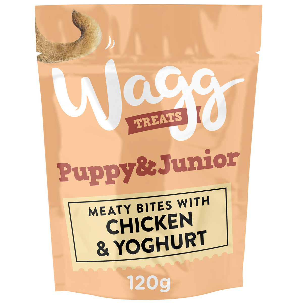 Wagg Puppy Chicken & Yoghurt Treats 120g, pack of 7