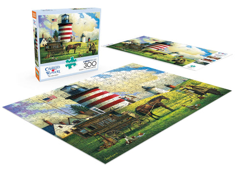 Buffalo Games - Charles Wysocki - The Three Sisters - 300 LARGE Piece Jigsaw Puzzle