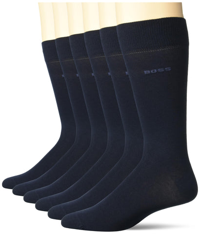 BOSS 5-Pack Solid Cotton Socks