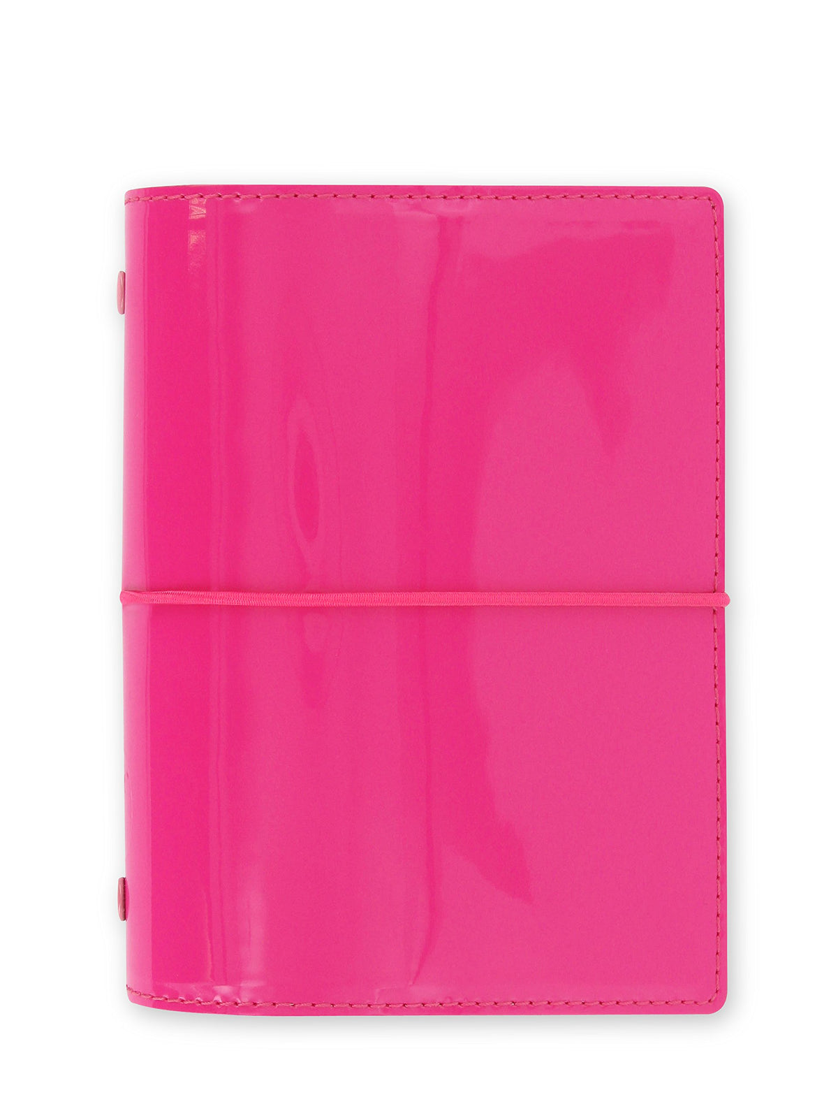 Filofax Pocket Domino Patent Organiser - Hot Pink