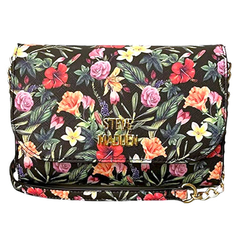 Steve Madden Blynn Crossbody Bag (BLK FLORAL)